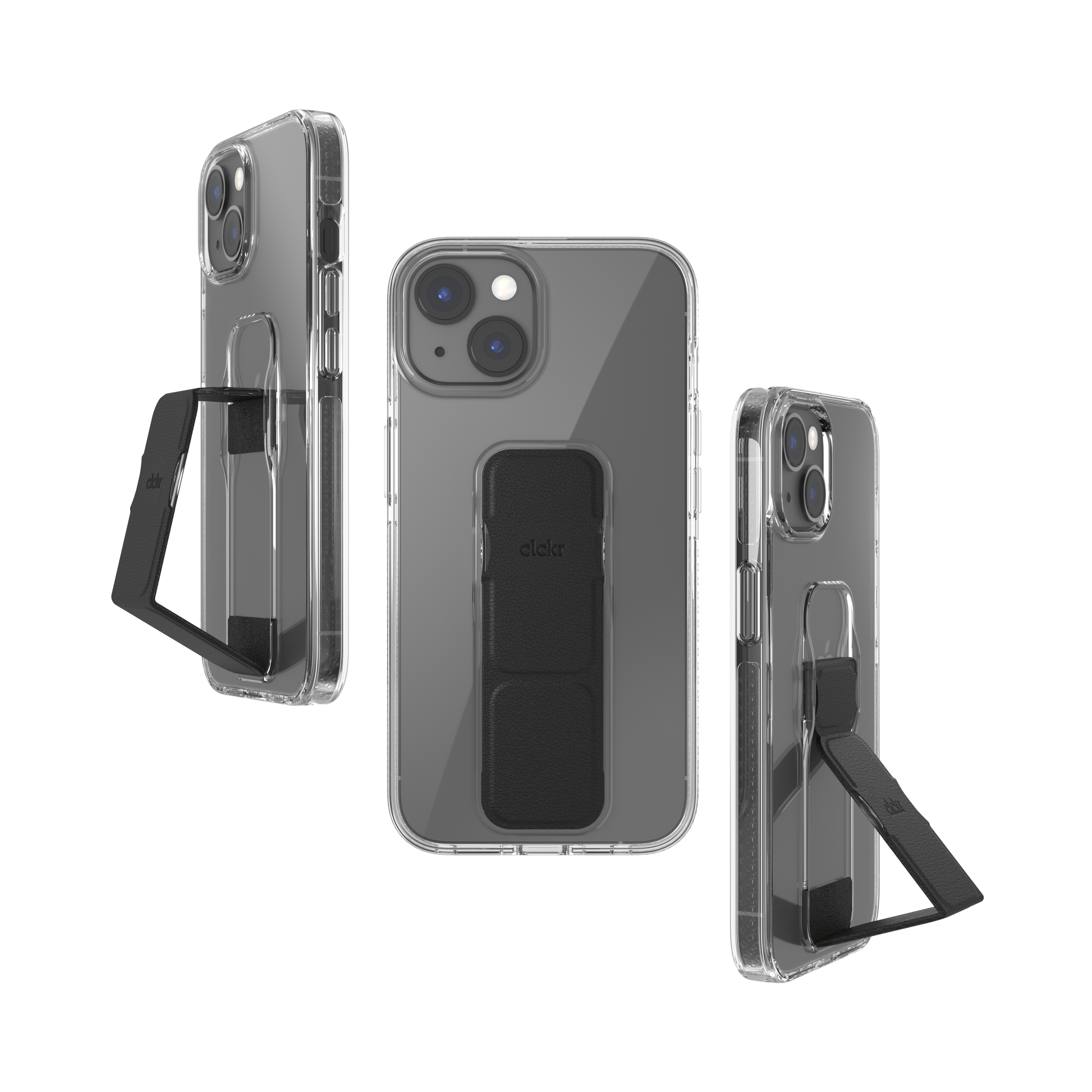 CLCKR Clear Stand & Grip Case