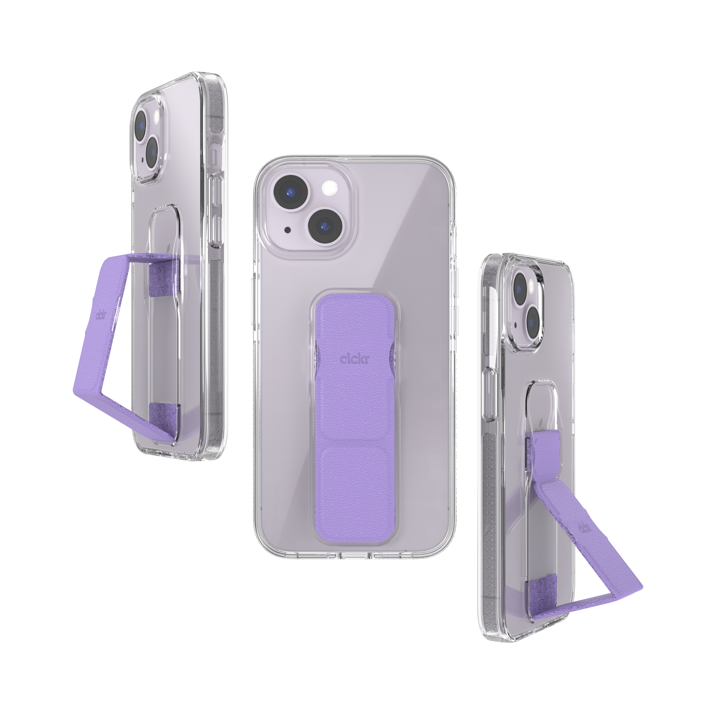 CLCKR Clear Stand & Grip Case