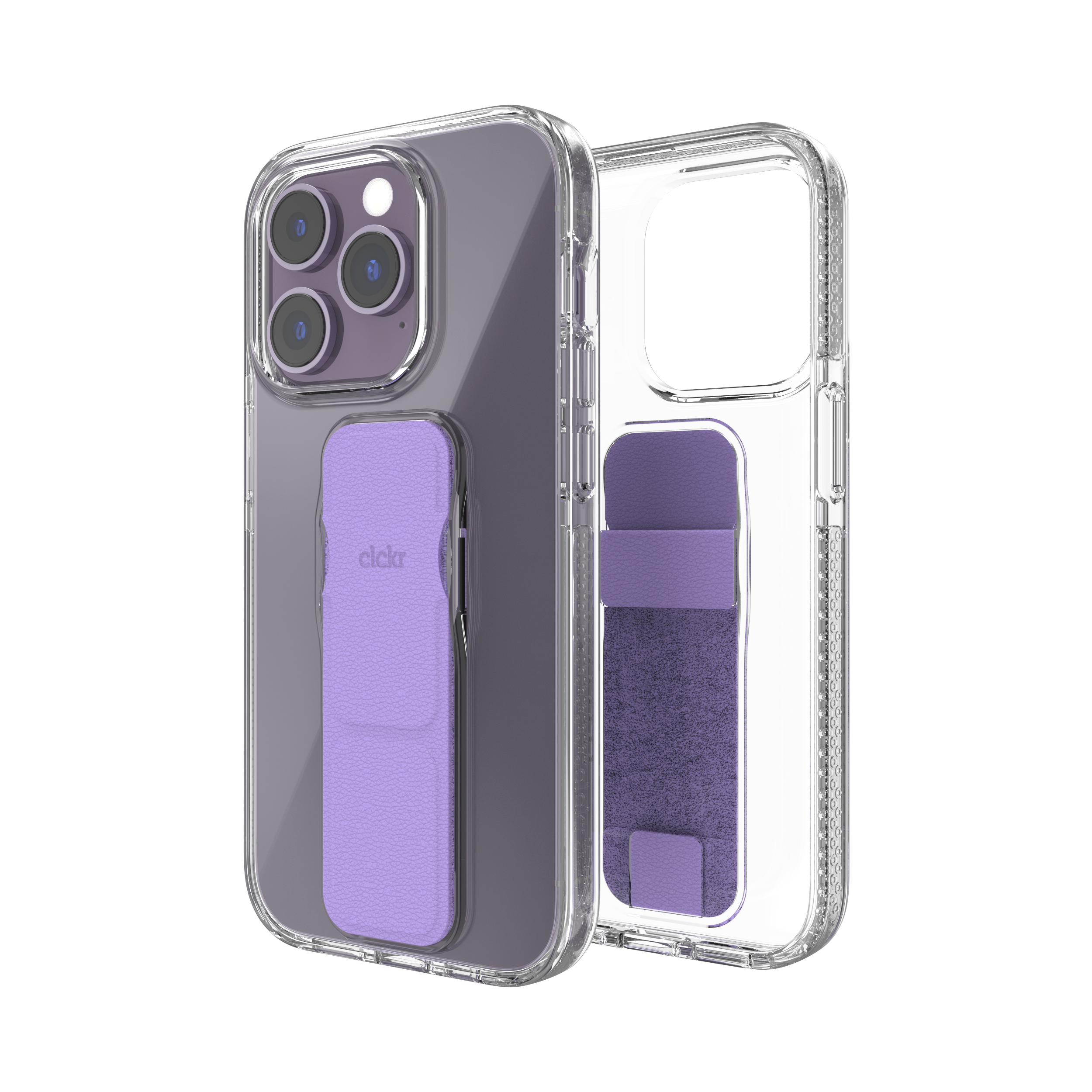 CLCKR Clear Stand & Grip Case