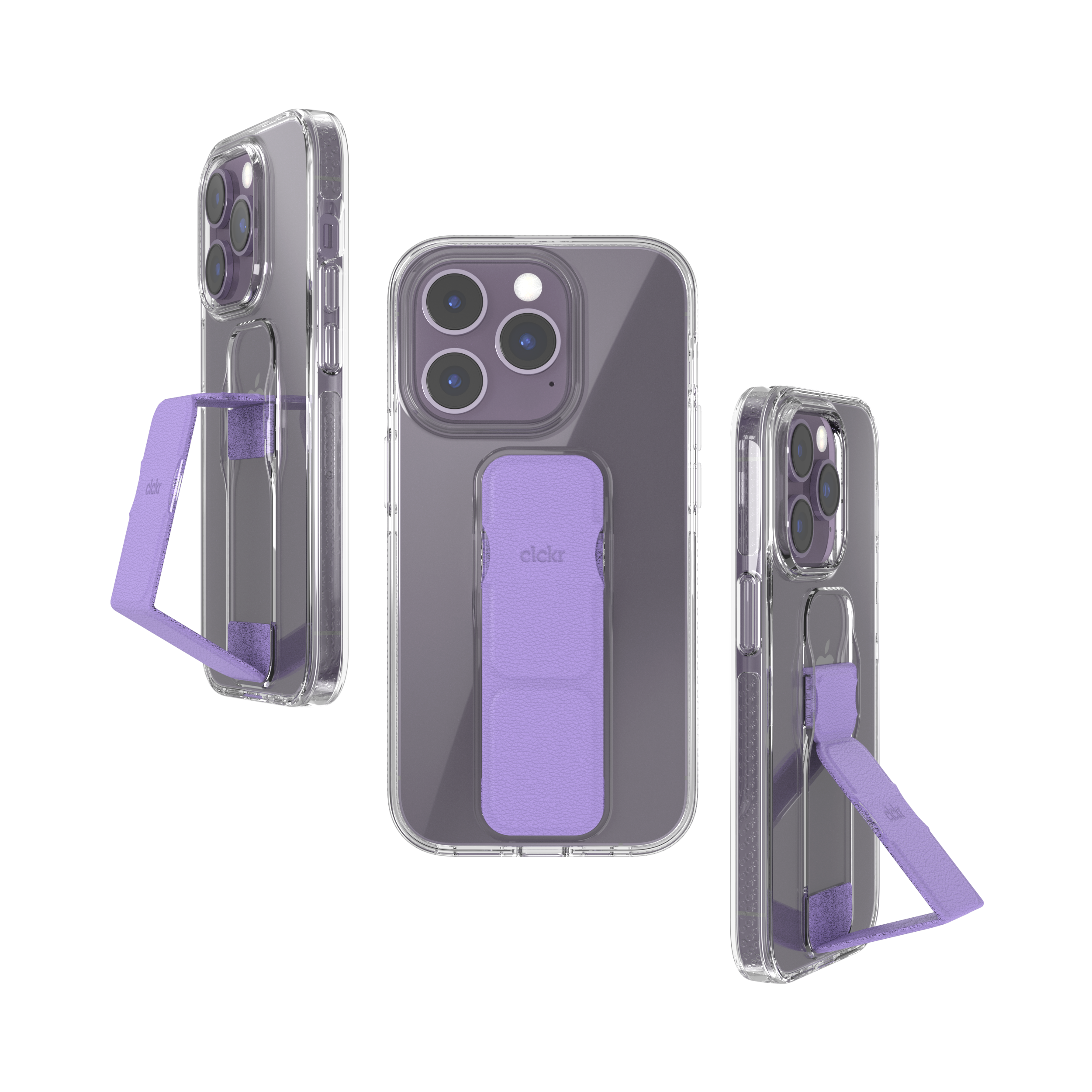 CLCKR Clear Stand & Grip Case
