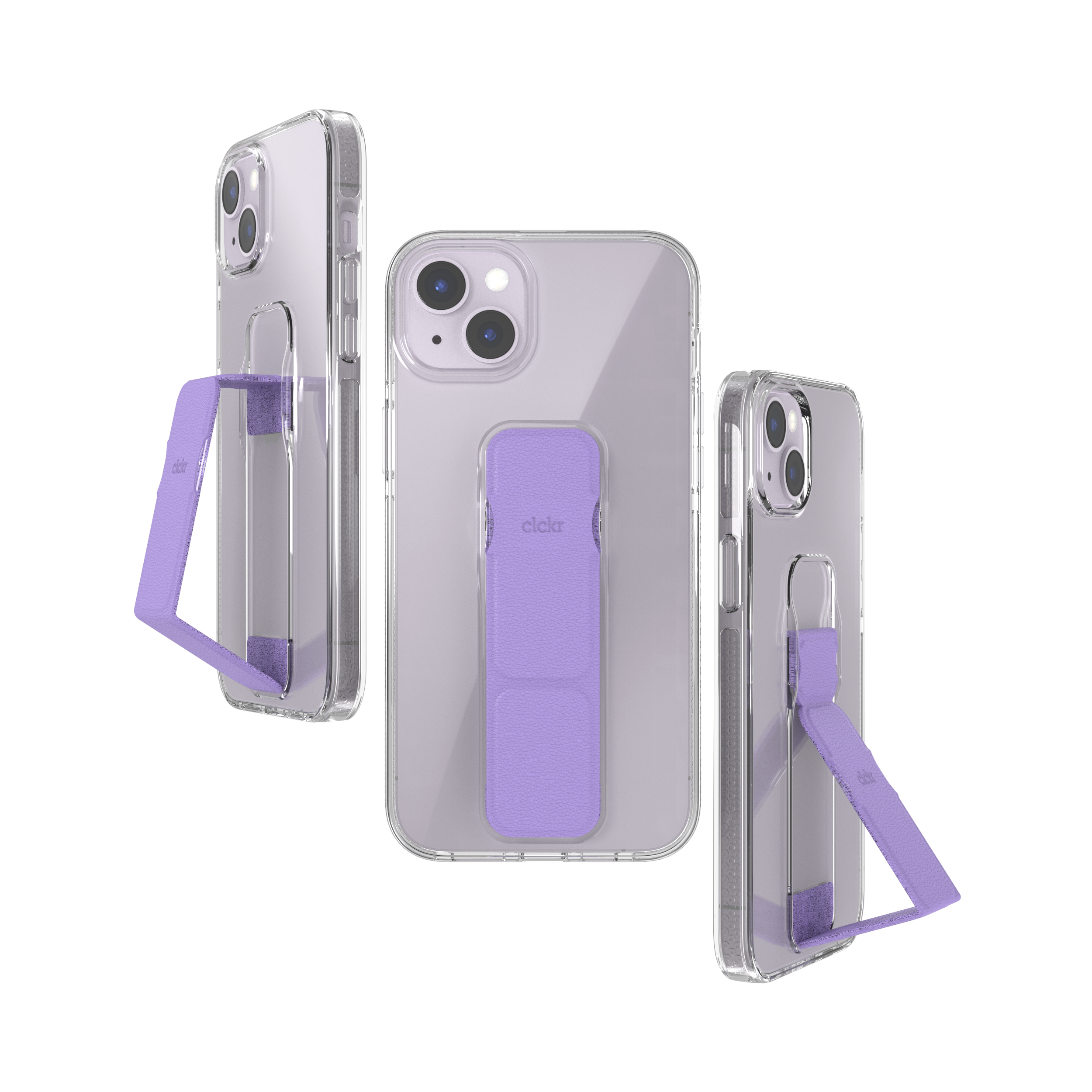 CLCKR Clear Stand & Grip Case