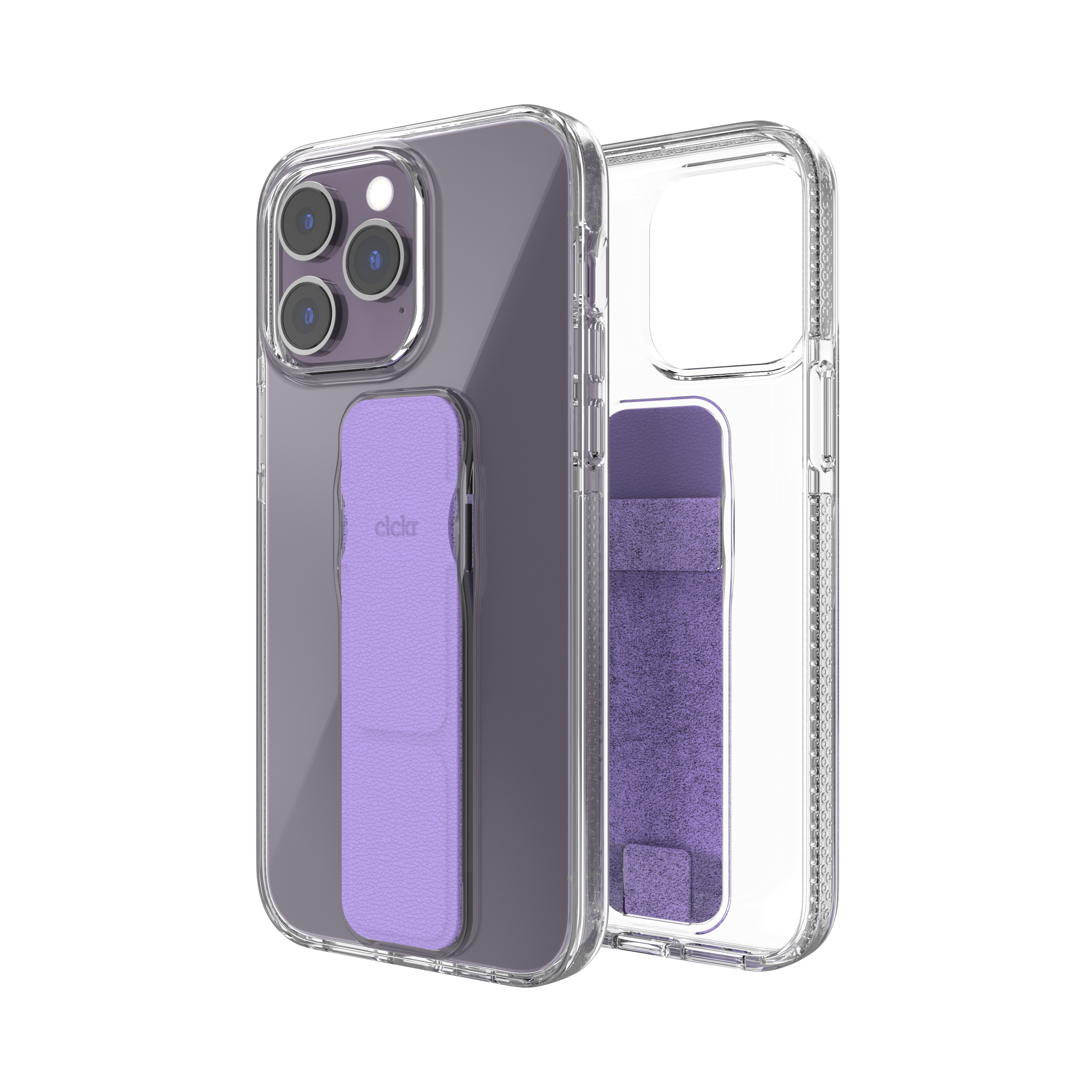 CLCKR Clear Stand & Grip Case
