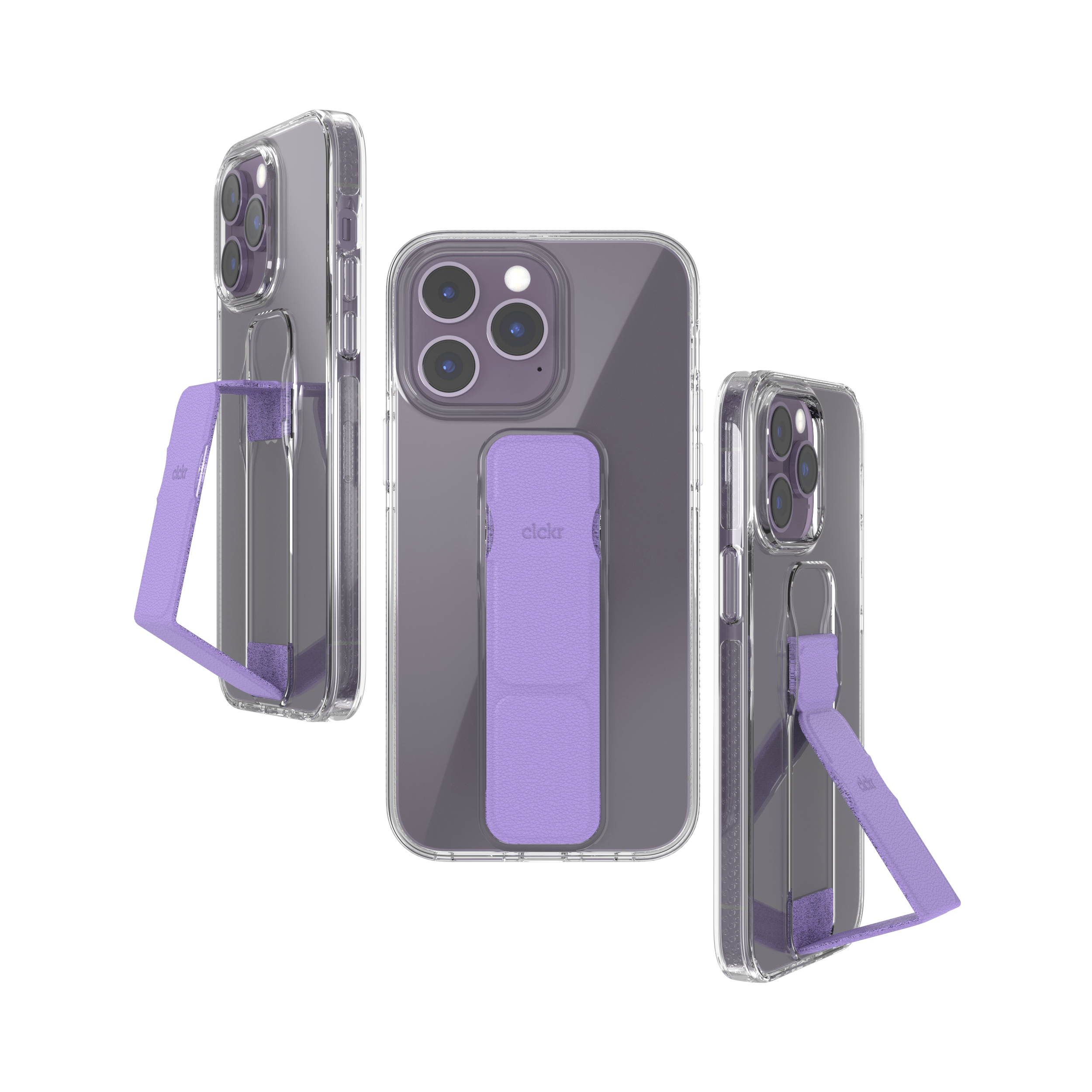 CLCKR Clear Stand & Grip Case