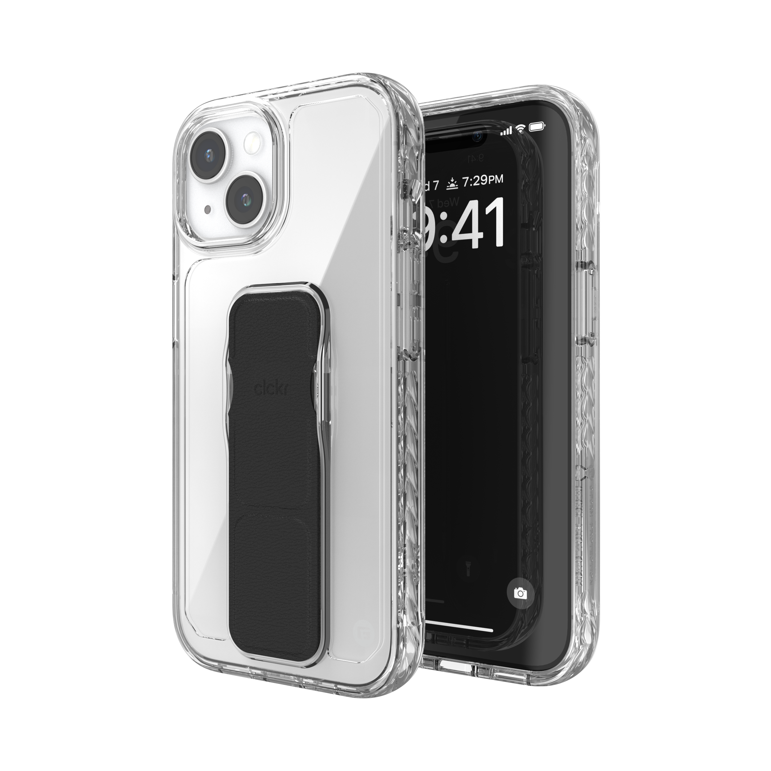 CLCKR Clear Stand & Grip Case