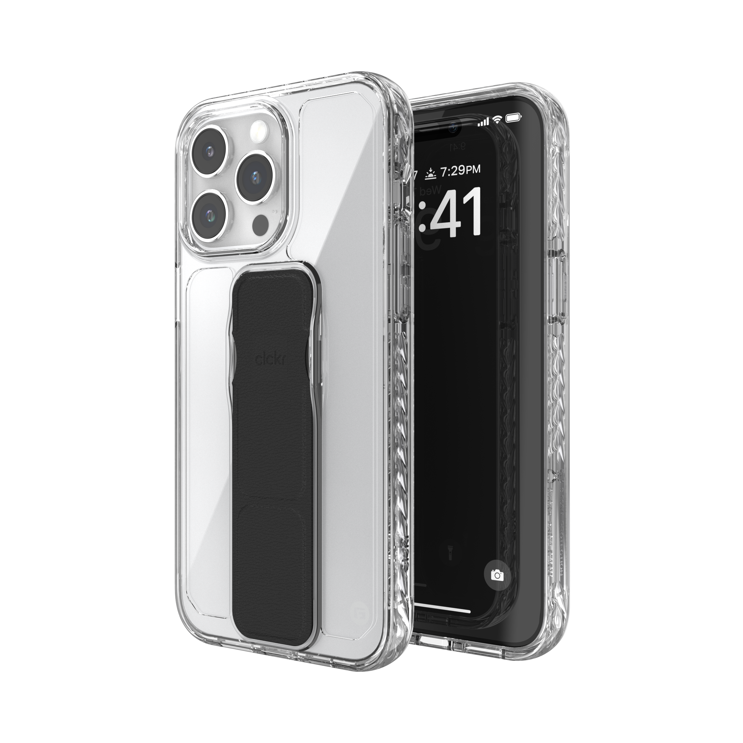 CLCKR Clear Stand & Grip Case