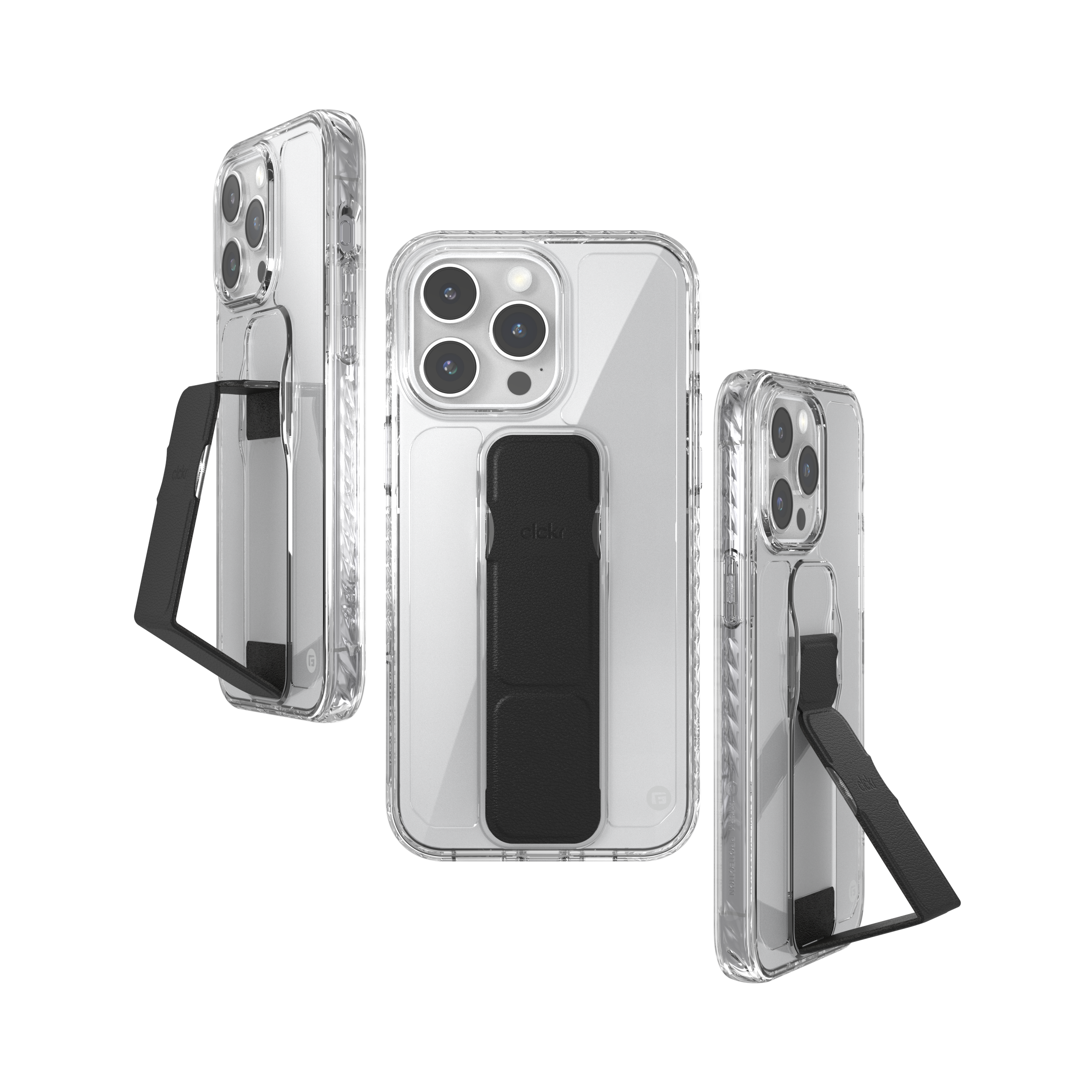 CLCKR Clear Stand & Grip Case