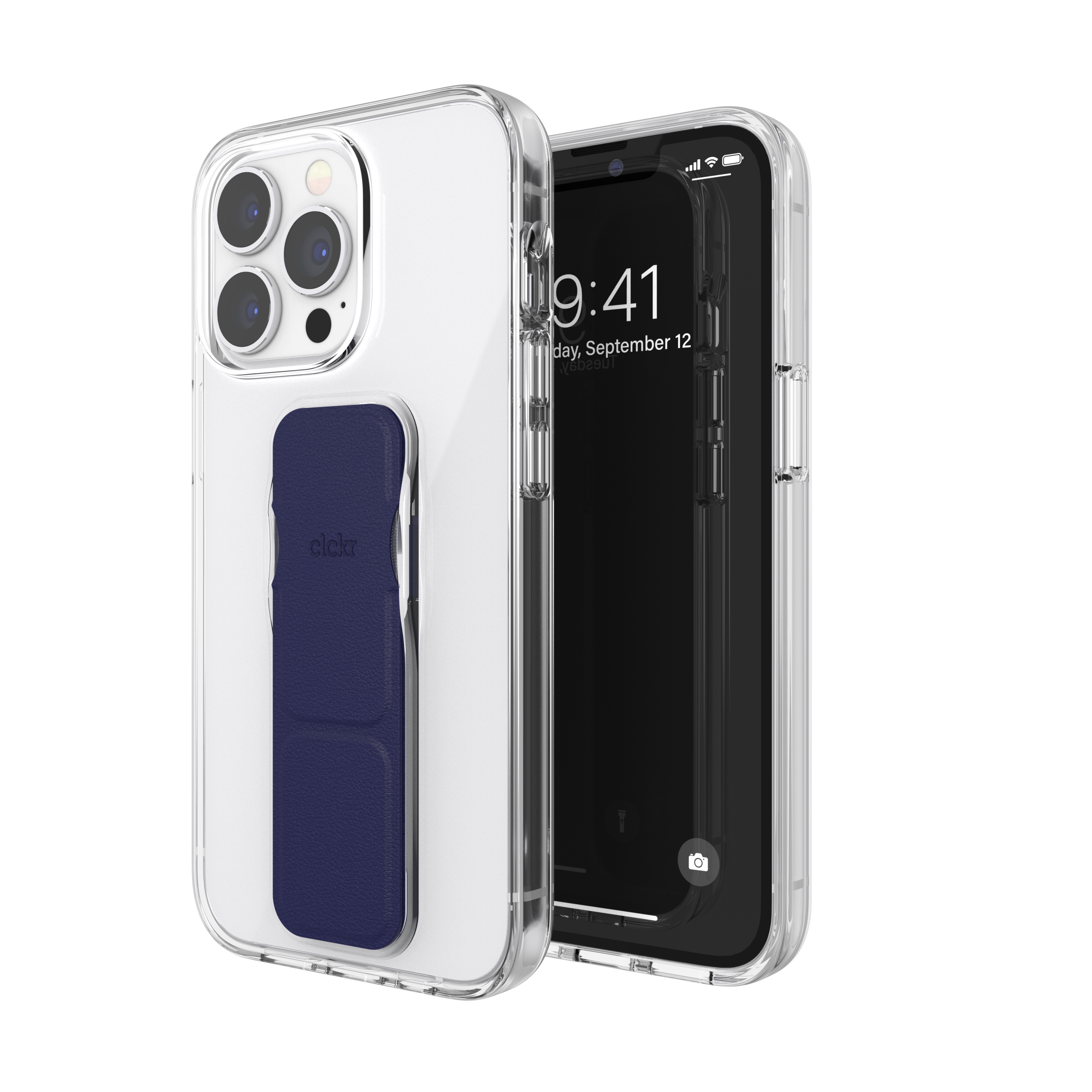 CLCKR Clear Stand & Grip Case