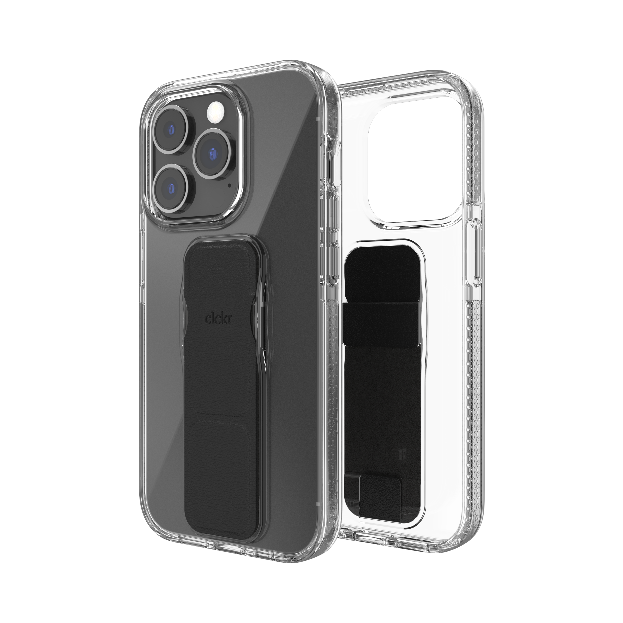 CLCKR Clear Stand & Grip Case