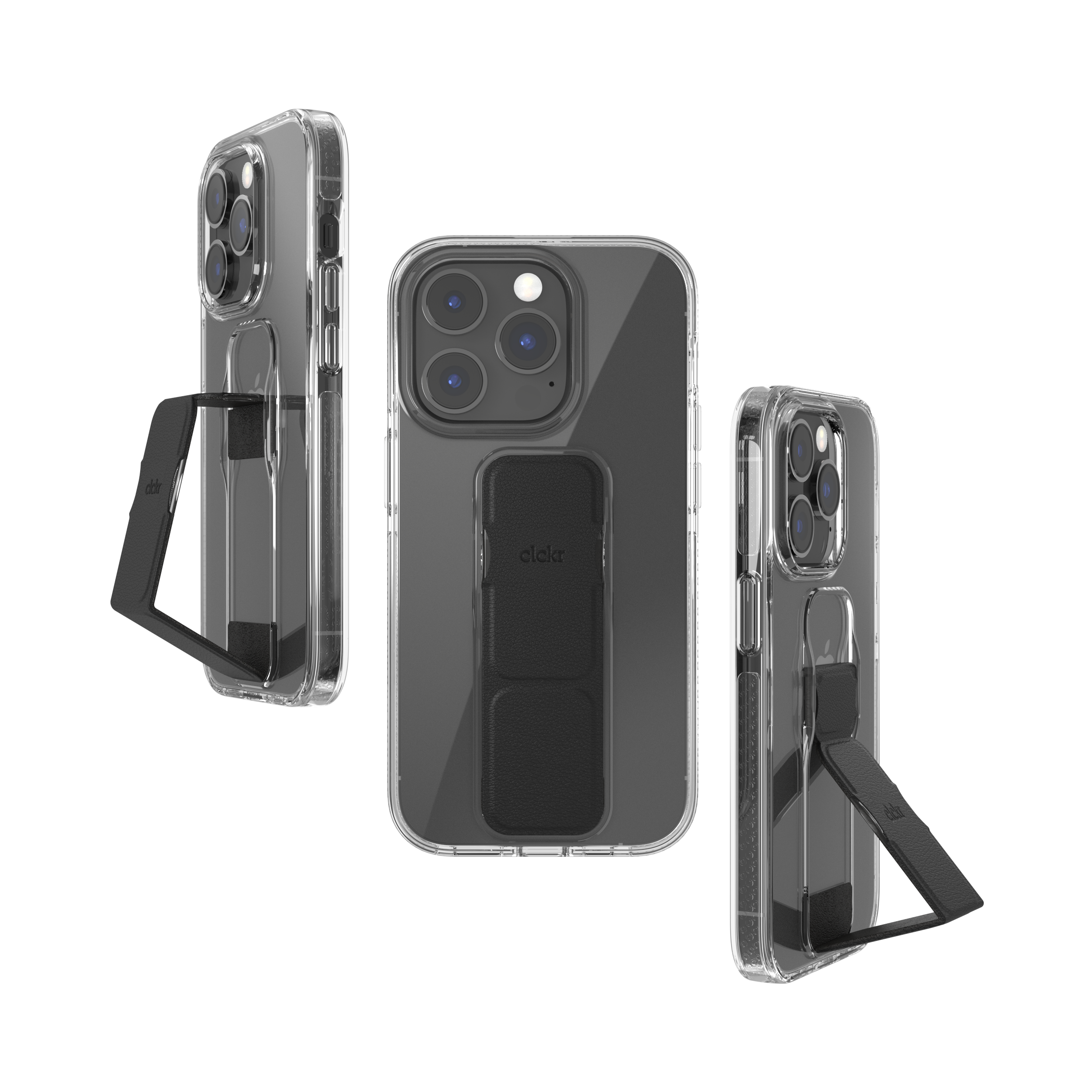 CLCKR Clear Stand & Grip Case
