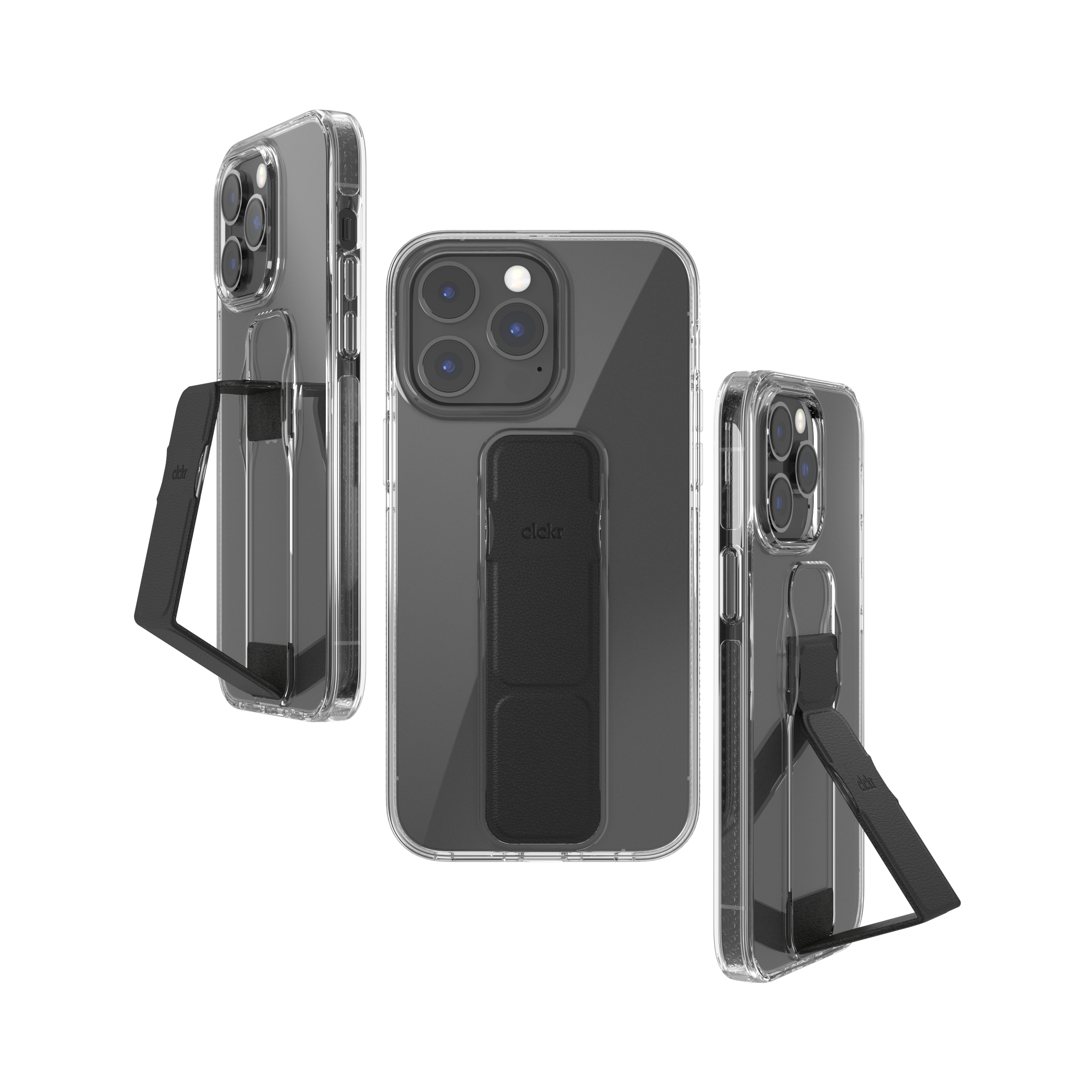 CLCKR Clear Stand & Grip Case