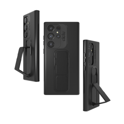 CLCKR Black Stand & Grip Case