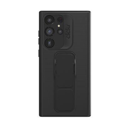CLCKR Black Stand & Grip Case