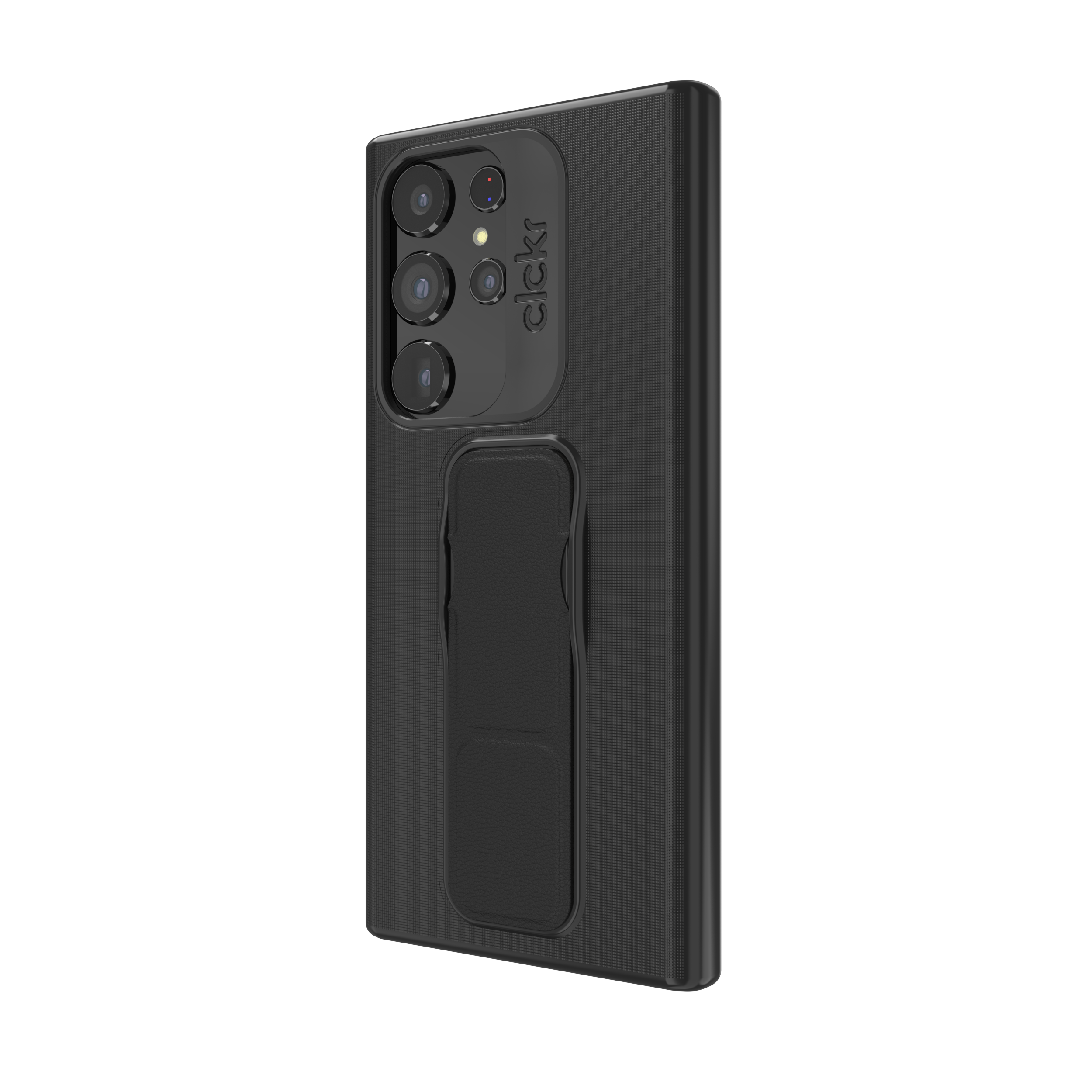 CLCKR Black Stand & Grip Case
